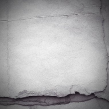 Eski toprak ve kirli lekelerle dolu bir arka plan. Boş eski kağıt çarşaf. Eski ve antika sanat konsepti. Karton, taş, beton ya da doğal mermer gibi desen. 