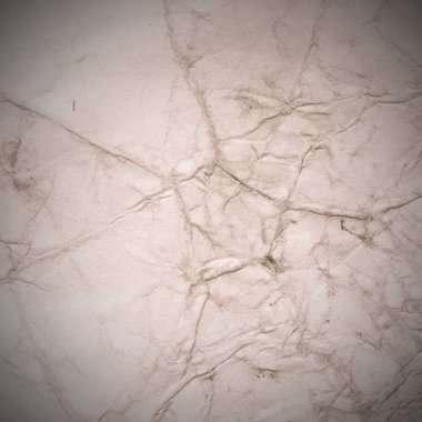 Eski toprak ve kirli lekelerle dolu bir arka plan. Boş eski kağıt çarşaf. Eski ve antika sanat konsepti. Karton, taş, beton ya da doğal mermer gibi desen