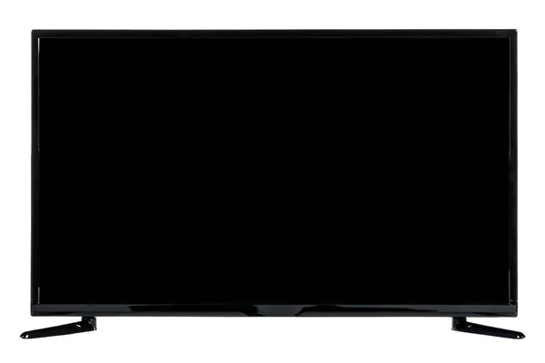 Modernes High Definition Fernsehen Lcd Flachbildschirm Mit Schwarzem Chromakey Bildschirm — Stockfoto
