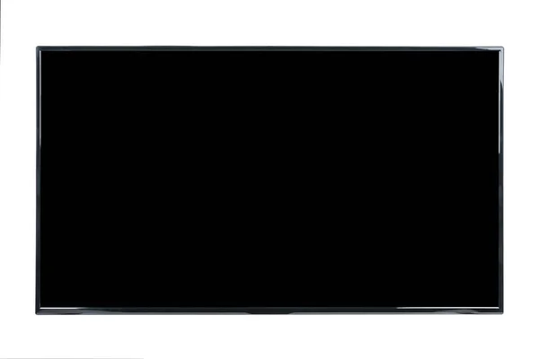 Modern High Definition Lcd Flat Monitor Blank Black Screen Isolated — 스톡 사진