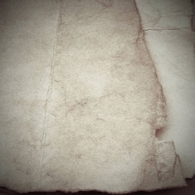 Eski toprak ve kirli lekelerle dolu bir arka plan. Boş eski kağıt çarşaf. Eski ve antika sanat konsepti. Karton, taş, beton ya da doğal mermer gibi desen.