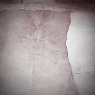 Eski toprak ve kirli lekelerle dolu bir arka plan. Boş eski kağıt çarşaf. Eski ve antika sanat konsepti. Karton, taş, beton ya da doğal mermer gibi desen.