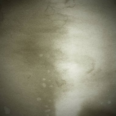 Eski toprak ve kirli lekelerle dolu bir arka plan. Boş eski kağıt çarşaf. Eski ve antika sanat konsepti. Karton, taş, beton ya da doğal mermer gibi desen.