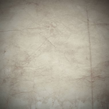 Eski toprak ve kirli lekelerle dolu bir arka plan. Boş eski kağıt çarşaf. Eski ve antika sanat konsepti. Karton, taş, beton ya da doğal mermer gibi desen.