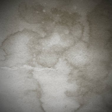 Eski toprak ve kirli lekelerle dolu bir arka plan. Boş eski kağıt çarşaf. Eski ve antika sanat konsepti. Karton, taş, beton ya da doğal mermer gibi desen. 