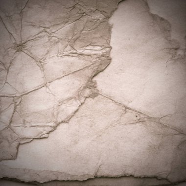 Eski toprak ve kirli lekelerle dolu bir arka plan. Boş eski kağıt çarşaf. Eski ve antika sanat konsepti. Karton, taş, beton ya da doğal mermer gibi desen.