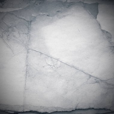 Eski toprak ve kirli lekelerle dolu bir arka plan. Boş eski kağıt çarşaf. Eski ve antika sanat konsepti. Karton, taş, beton ya da doğal mermer gibi desen. 