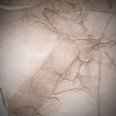 Eski toprak ve kirli lekelerle dolu bir arka plan. Boş eski kağıt çarşaf. Eski ve antika sanat konsepti. Karton, taş, beton ya da doğal mermer gibi desen.