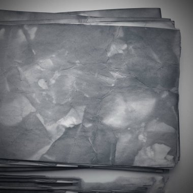 Eski toprak ve kirli lekelerle dolu bir arka plan. Boş eski kağıt çarşaf. Eski ve antika sanat konsepti. Karton, taş, beton ya da doğal mermer gibi desen. 