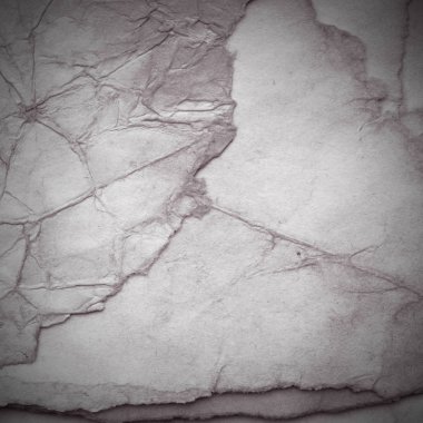 Eski toprak ve kirli lekelerle dolu bir arka plan. Boş eski kağıt çarşaf. Eski ve antika sanat konsepti. Karton, taş, beton ya da doğal mermer gibi desen.