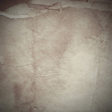 Eski toprak ve kirli lekelerle dolu bir arka plan. Boş eski kağıt çarşaf. Eski ve antika sanat konsepti. Karton, taş, beton ya da doğal mermer gibi desen.