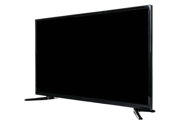 Modernes High Definition Fernsehen Lcd Flachbildschirm Mit Schwarzem Chromakey Bildschirm — Stockfoto