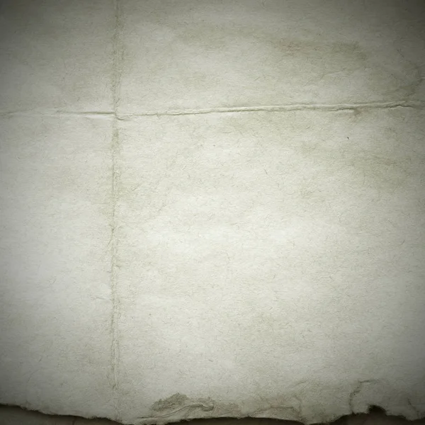 Fundo Velho Com Poeira Manchas Sujas Folha Papel Envelhecida Branco — Fotografia de Stock