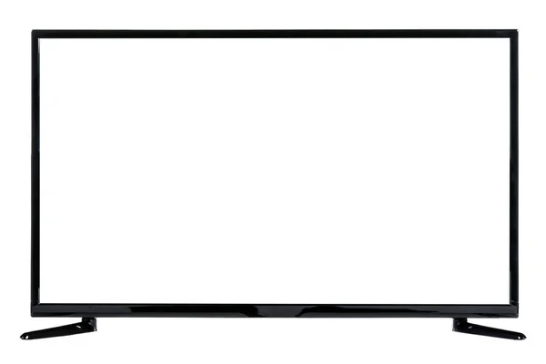 Modern Yüksek Çözünürlüklü Televizyon Lcd Düz Ekran Boş Kromakey Ekran — Stok fotoğraf