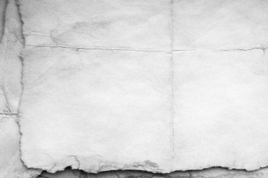 Eski kağıt çarşaf. Toz ve kirli lekelerle dolu boş bir arka plan. Eski ve antika sanat konsepti. Ayrıntılı yakın çekim stüdyo çekimi. Ön manzara. Ayarlanmış