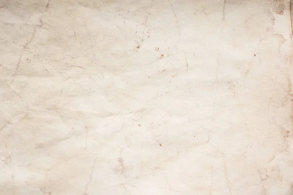 年老いた紙シート ほこりや汚れが付いている空白の古い背景 ヴィンテージアートとアンティークアートのコンセプト 詳細なクローズアップスタジオショット 正面図 トーン — ストック写真