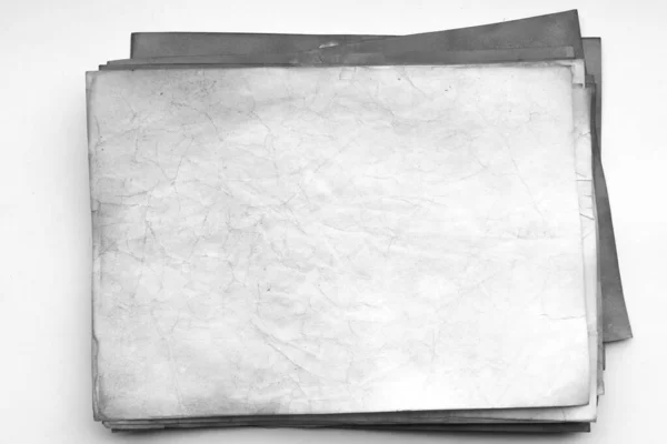 Verouderd Papier Blanco Oude Achtergrond Met Stof Vuile Vlekken Vintage — Stockfoto