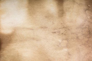 Eski kağıt çarşaf. Toz ve kirli lekelerle dolu boş bir arka plan. Eski ve antika sanat konsepti. Ayrıntılı yakın çekim stüdyo çekimi. Ön manzara. Ayarlanmış