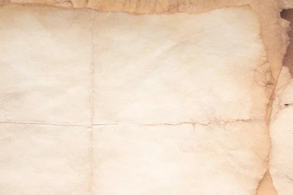 Foglio Carta Invecchiato Vecchio Sfondo Bianco Con Polvere Macchie Sporche — Foto Stock