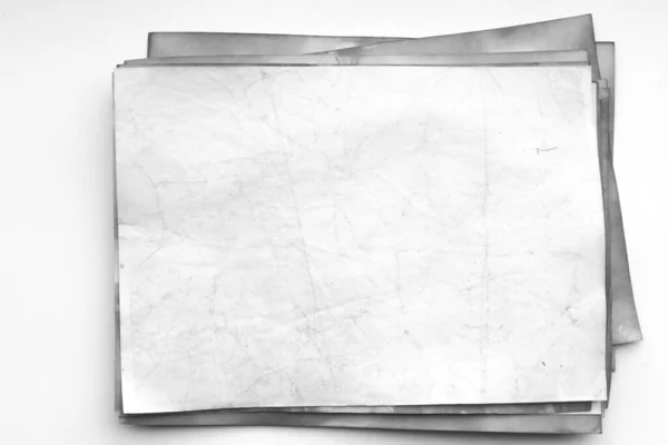 Старі Паперові Листи Порожній Старий Фон Пилом Брудними Плямами Концепція — стокове фото