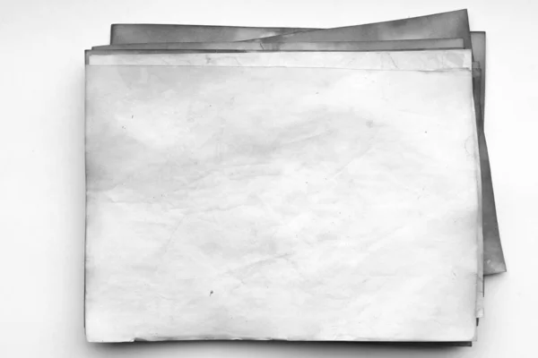 Aged Paper Sheet Blank Old Background Dust Dirty Stains Vintage — Stock Photo, Image