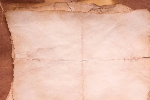 Aged Paper Sheet Blank Old Background Dust Dirty Stains Vintage — 스톡 사진