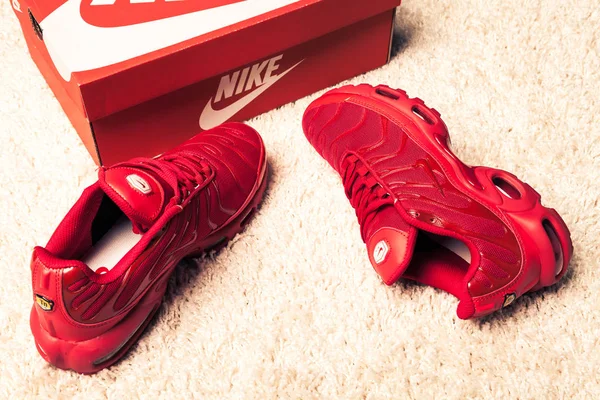 Neue Schöne Bunte Und Schöne Nike Air Max Laufschuhe Turnschuhe — Stockfoto