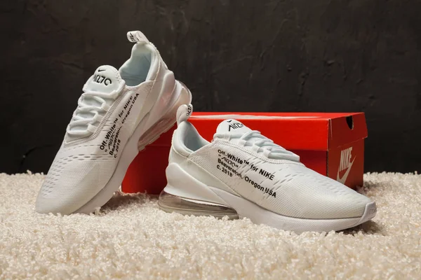 Novo Bonito Colorido Agradável Nike Air Max Tênis Corrida Tênis — Fotografia de Stock