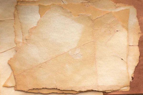 Aged Paper Sheet Blank Old Background Dust Dirty Stains Vintage — Stock Photo, Image