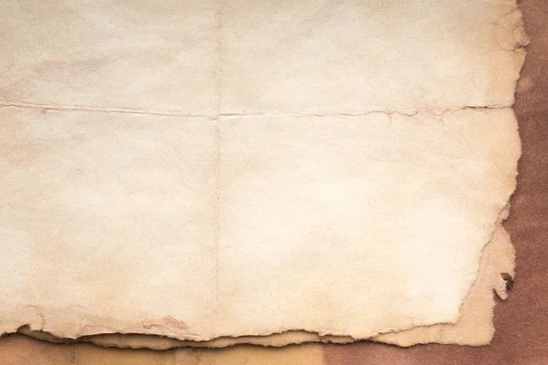 Aged Paper Sheet Blank Old Background Dust Dirty Stains Vintage — ストック写真