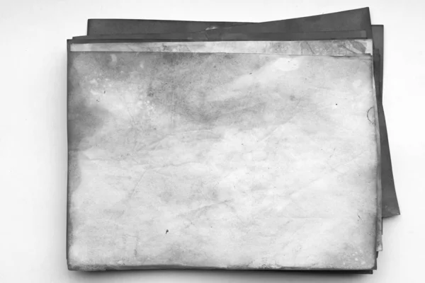 Aged Paper Sheet Blank Old Background Dust Dirty Stains Vintage — Stock Photo, Image