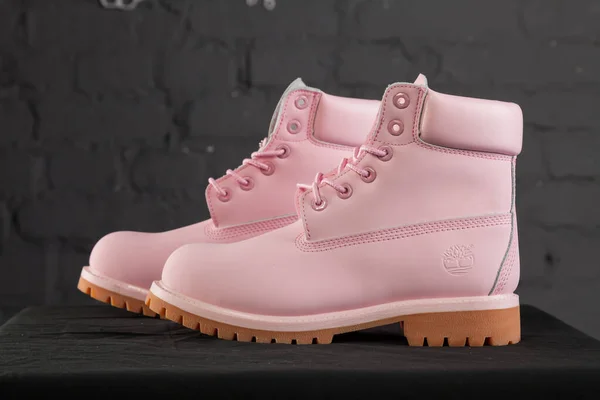 Nouvelles Belles Chaussures Suivi Timberland Colorées Belles Baskets Baskets Montre — Photo