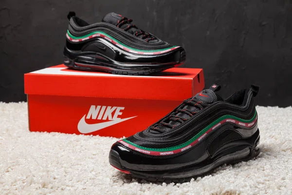 Novo Bonito Colorido Agradável Nike Air Max Tênis Corrida Tênis — Fotografia de Stock