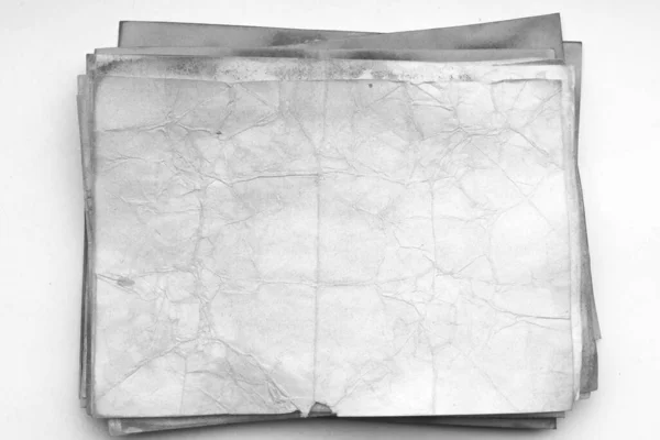 Lagret Papirark Blank Gammel Baggrund Med Støv Snavsede Pletter Vintage - Stock-foto