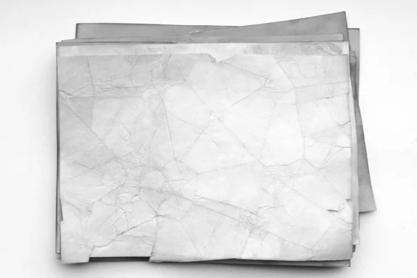 Aged Paper Sheet Blank Old Background Dust Dirty Stains Vintage — 스톡 사진