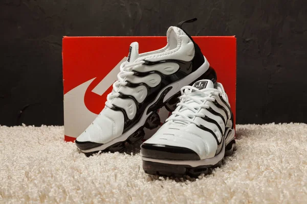 Novo Bonito Colorido Agradável Nike Air Max Tênis Corrida Tênis — Fotografia de Stock