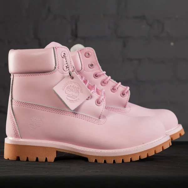 Nouvelles Belles Chaussures Suivi Timberland Colorées Belles Baskets Baskets Montre — Photo