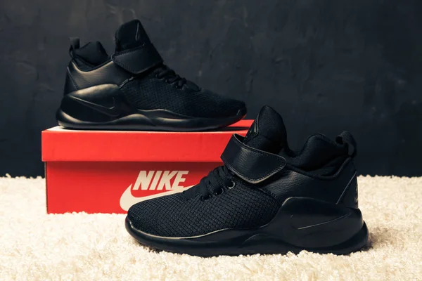 Novo Bonito Colorido Agradável Nike Air Max Tênis Corrida Tênis — Fotografia de Stock