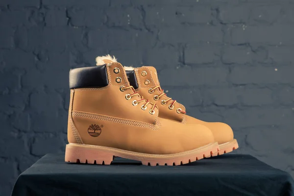 Nuevo Hermoso Colorido Agradable Timberland Zapatos Seguimiento Zapatillas Deporte Entrenadores — Foto de Stock