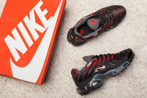 Nowe Piękne Kolorowe Ładne Buty Biegania Nike Air Max Trampki — Zdjęcie stockowe