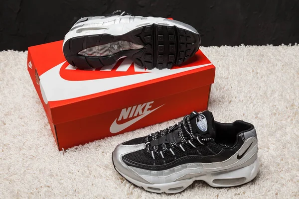 Neue Schöne Bunte Und Schöne Nike Air Max Laufschuhe Turnschuhe — Stockfoto