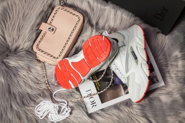 Yeni Güzel Renkli Güzel Dior Air Max Koşu Ayakkabıları Spor — Stok fotoğraf