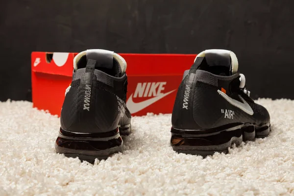 Nieuwe Mooie Kleurrijke Leuke Nike Vapor Max Hardloopschoenen Sneakers Trainers — Stockfoto