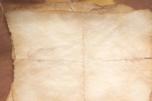 Aged Paper Sheet Blank Old Background Dust Dirty Stains Vintage — 스톡 사진