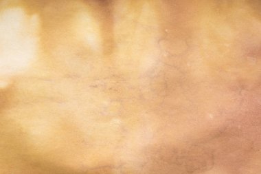 Aged paper sheet. Blank old background with dust and dirty stains. Vintage and antique art concept. Poster mockup. Detailed closeup studio shot. Front view. Toned