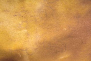 Aged paper sheet. Blank old background with dust and dirty stains. Vintage and antique art concept. Poster mockup. Detailed closeup studio shot. Front view. Toned