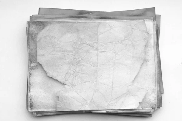 Aged Paper Sheet Blank Old Background Dust Dirty Stains Vintage — 스톡 사진