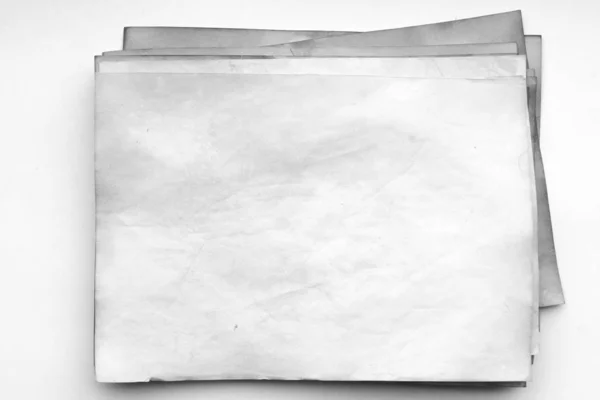 Aged Paper Sheet Blank Old Background Dust Dirty Stains Vintage — 스톡 사진