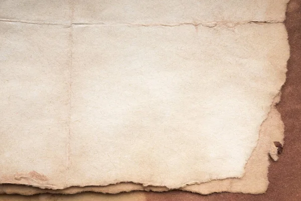 Aged Paper Sheet Blank Old Background Dust Dirty Stains Vintage — Stok fotoğraf