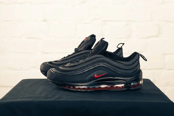 Novo Bonito Colorido Agradável Nike Air Max Tênis Corrida Tênis — Fotografia de Stock